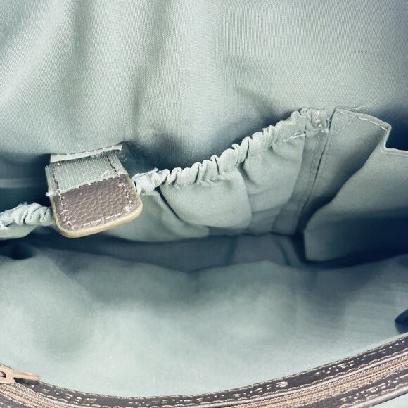 Stone Mountain Shoulder Bag Gold Soft Faux Leather Purse Adjustable Small - Picture 5 of 14